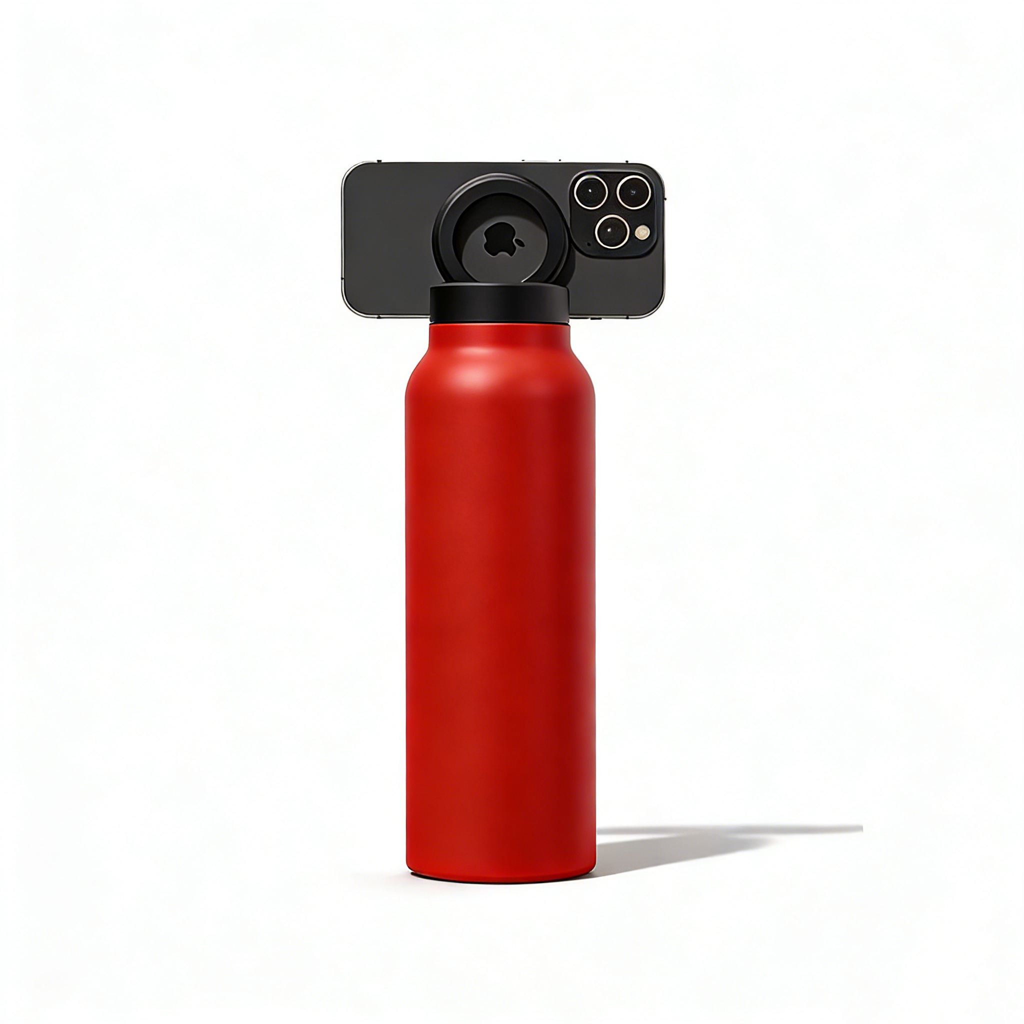 24oz Magnetic Phone Mount Insulated Bottle｜Large Capacity Sports Water Bottle · Double-Wall Stainless Steel · MagSafe Compatible