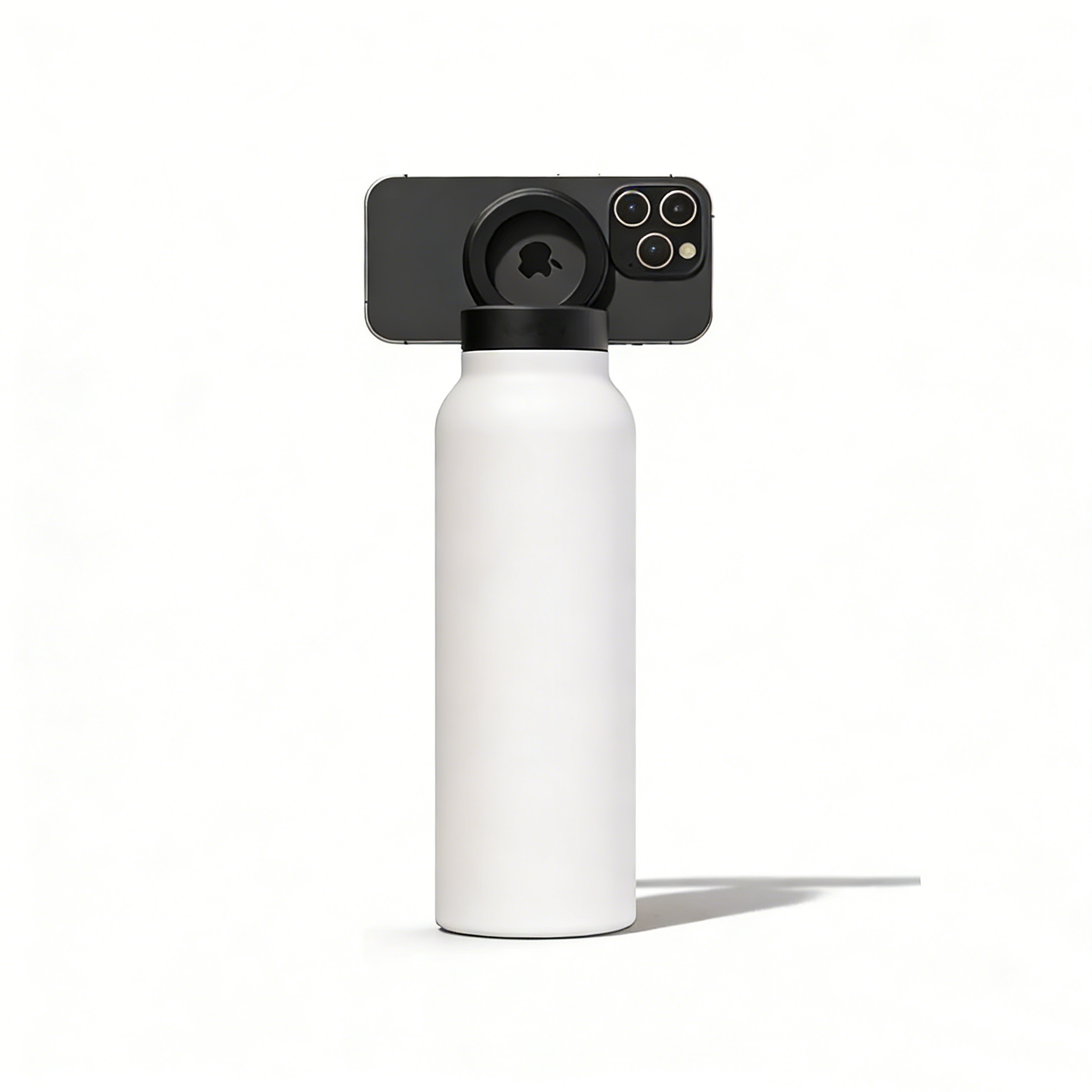 24oz Magnetic Phone Mount Insulated Bottle｜Large Capacity Sports Water Bottle · Double-Wall Stainless Steel · MagSafe Compatible