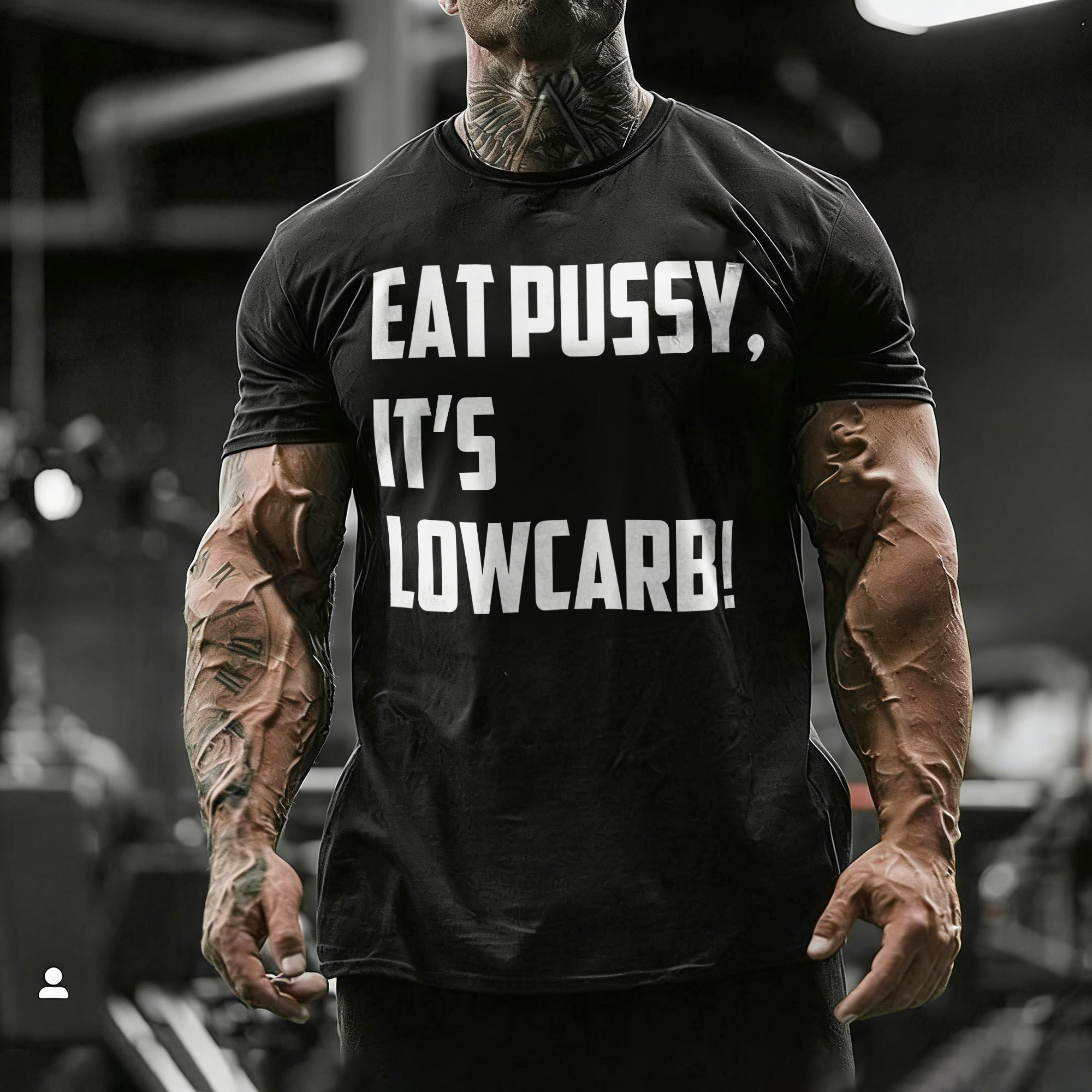 Eat Pussy It's Lowcare Printed Men's T-shirt