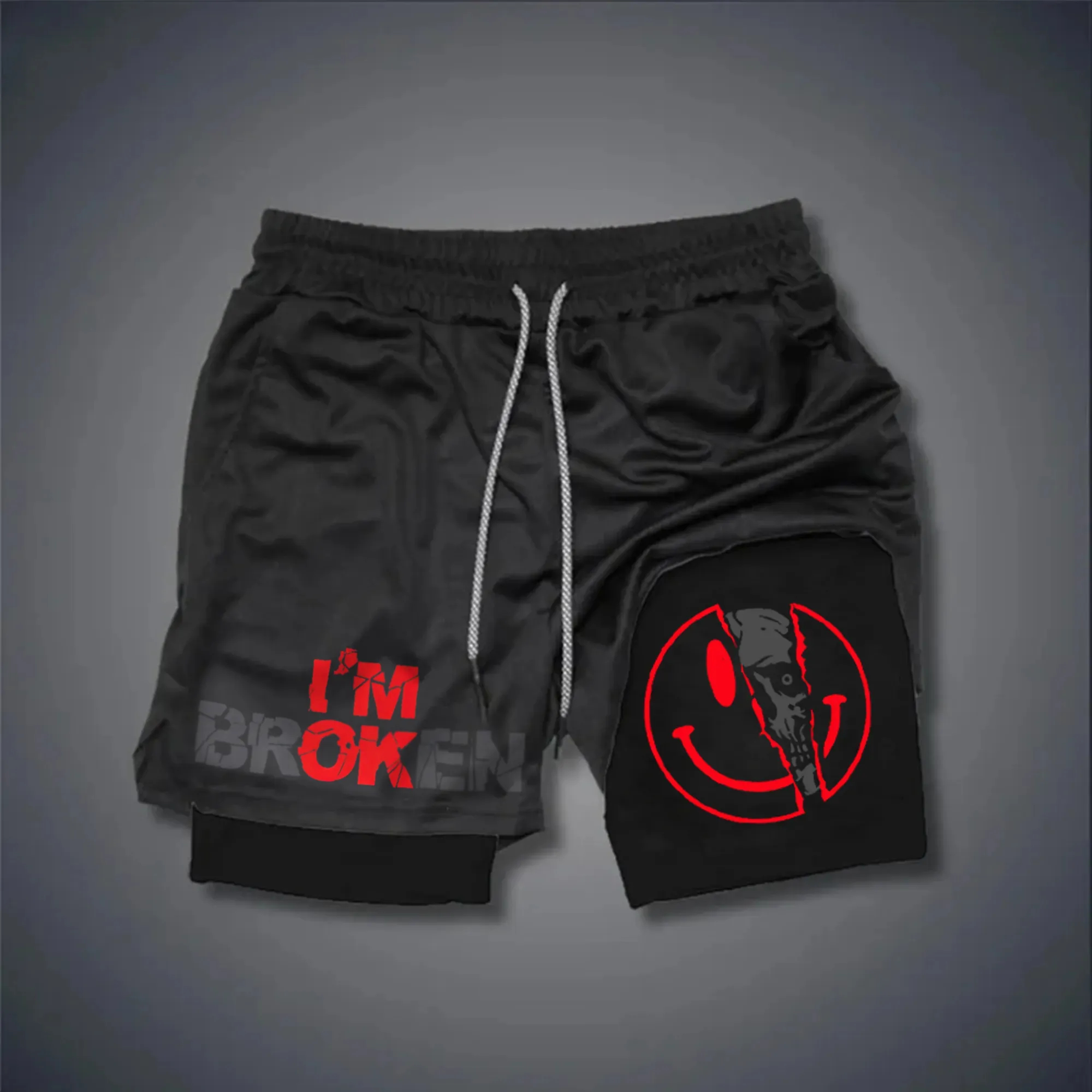 Find Peace In The Pain Print Men's Performance Shorts