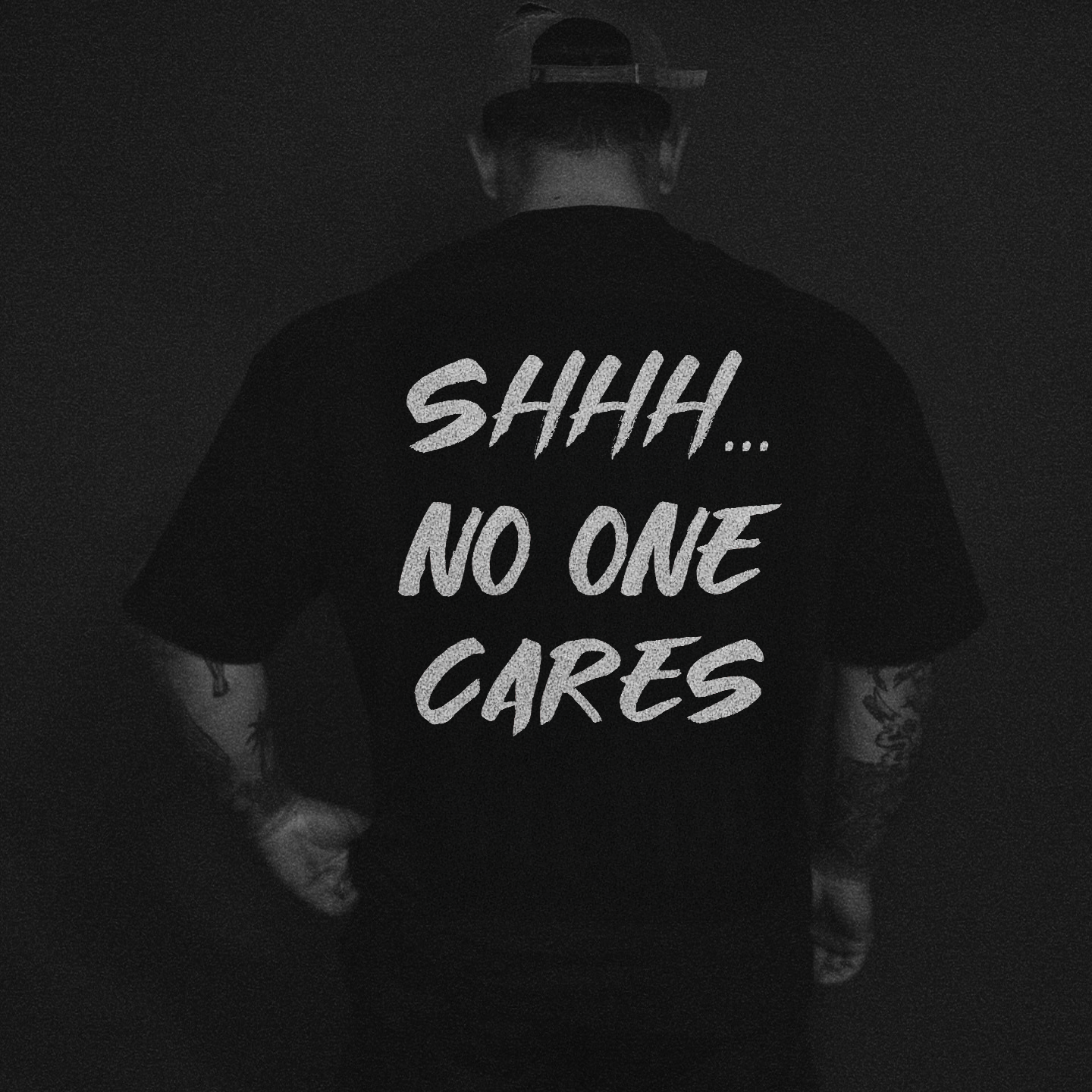 Shhh... No One Cares Printed Men's T-shirt
