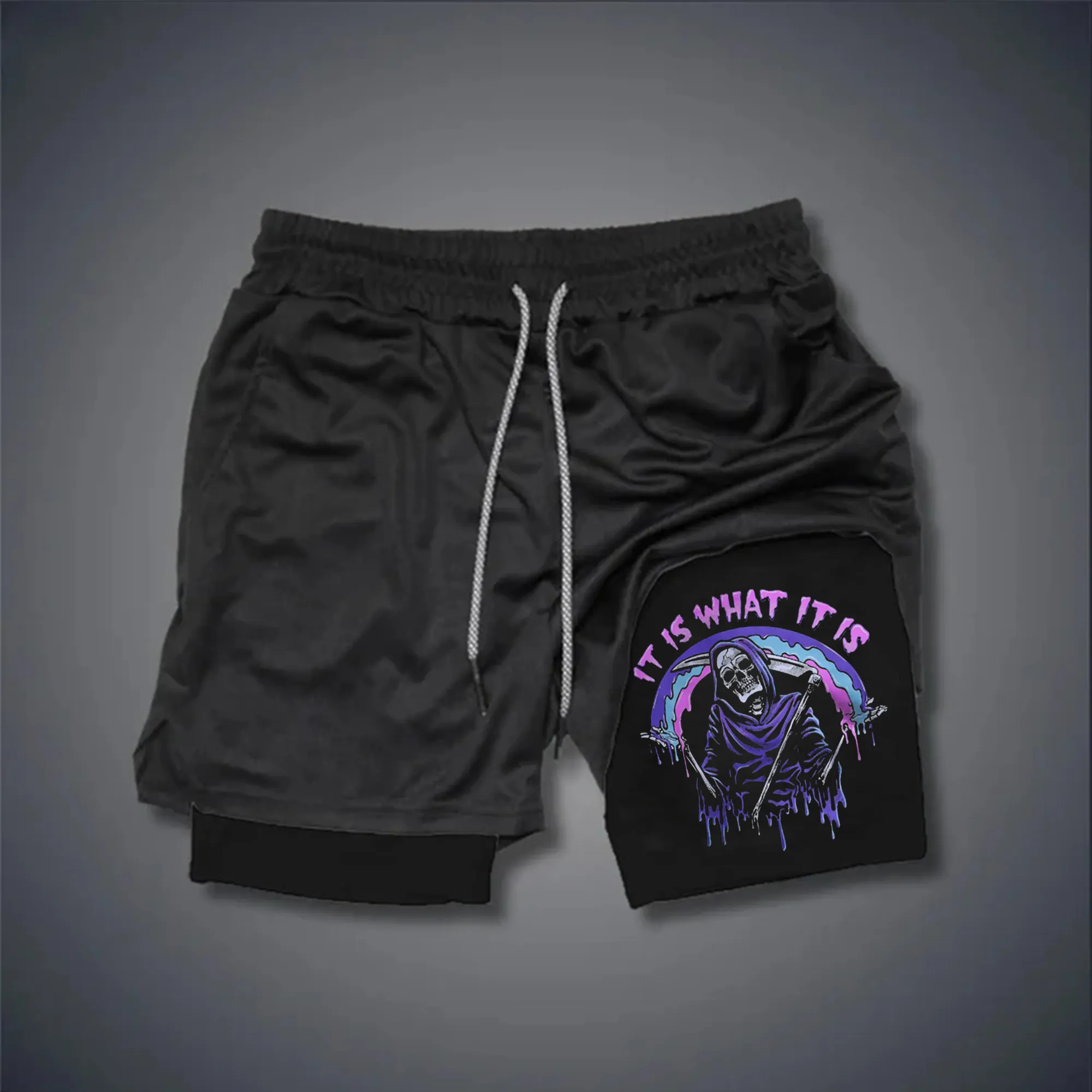 It Is What It Is Print Men's Performance Shorts