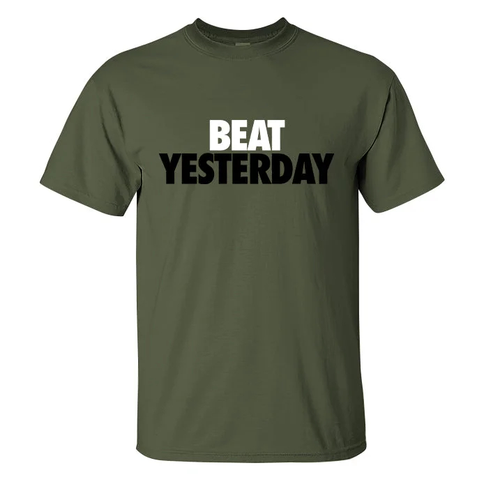 Beat Yesterday Printed Men's T-shirt