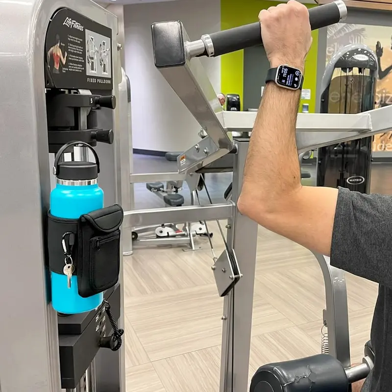 Bottle Phone Pouch｜Magnetic Hands-Free · Fits 12-40oz Sports Bottles · Non-Slip Silicone