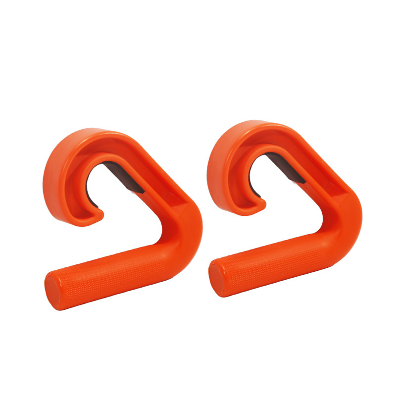 Neutral grip for resistance training Portable ergonomic hooks suitable for barbell rows, deadlifts, and high-strength resistance bands.