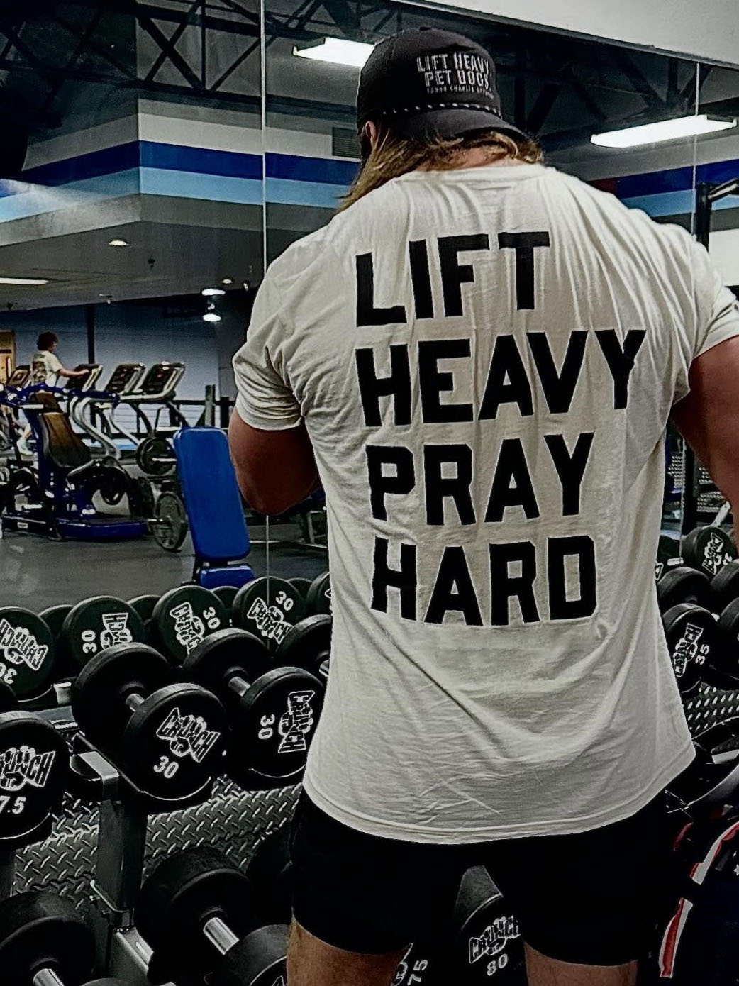 Lift Heavy Pray Hard Printed Men's T-shirt