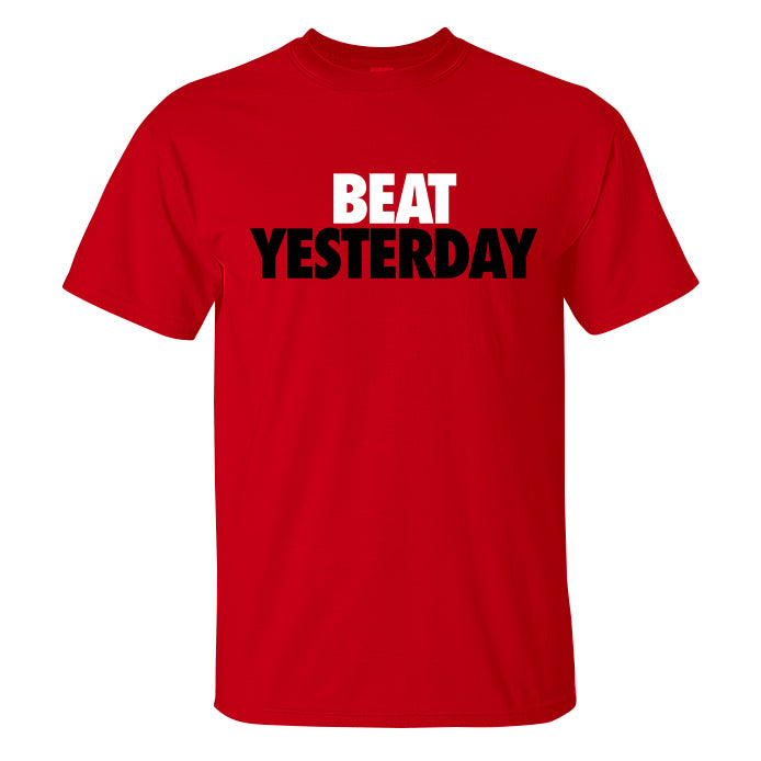 Beat Yesterday Printed Men's T-shirt