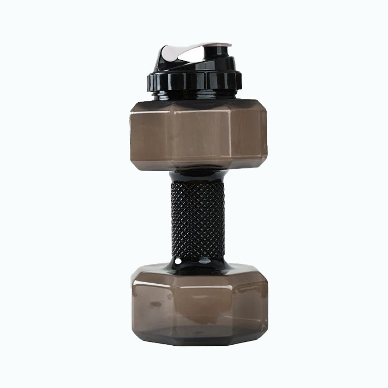 Dumbbell-shaped water bottles, 2.2L75oz, water bottles for gym workouts, large capacity PETG, sports, fitness, exercise, gym