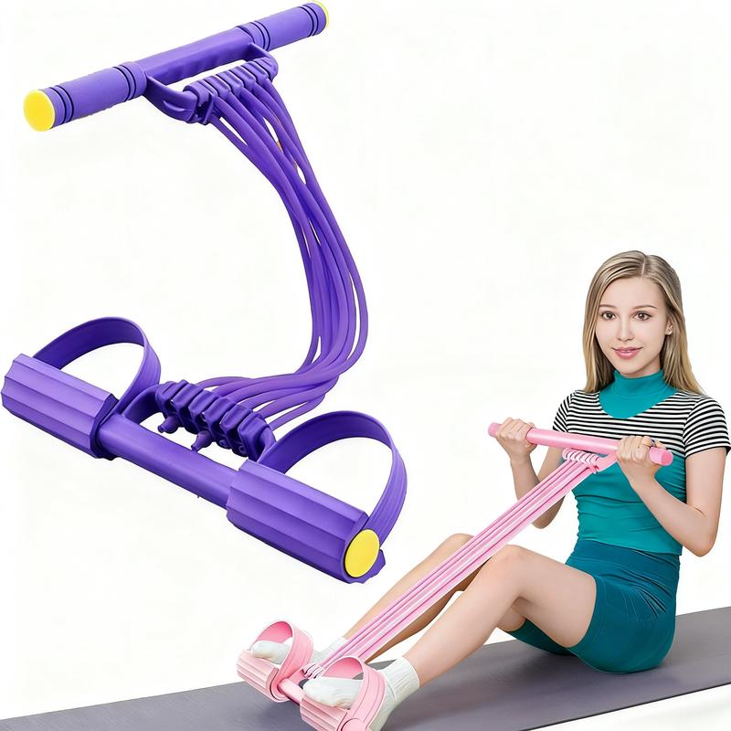 4atest pedal resistance device, detachable and adjustable pedal resistance device Multifunction Pedal Resistance Band, Elastic Pull Rope Fitness, Fu