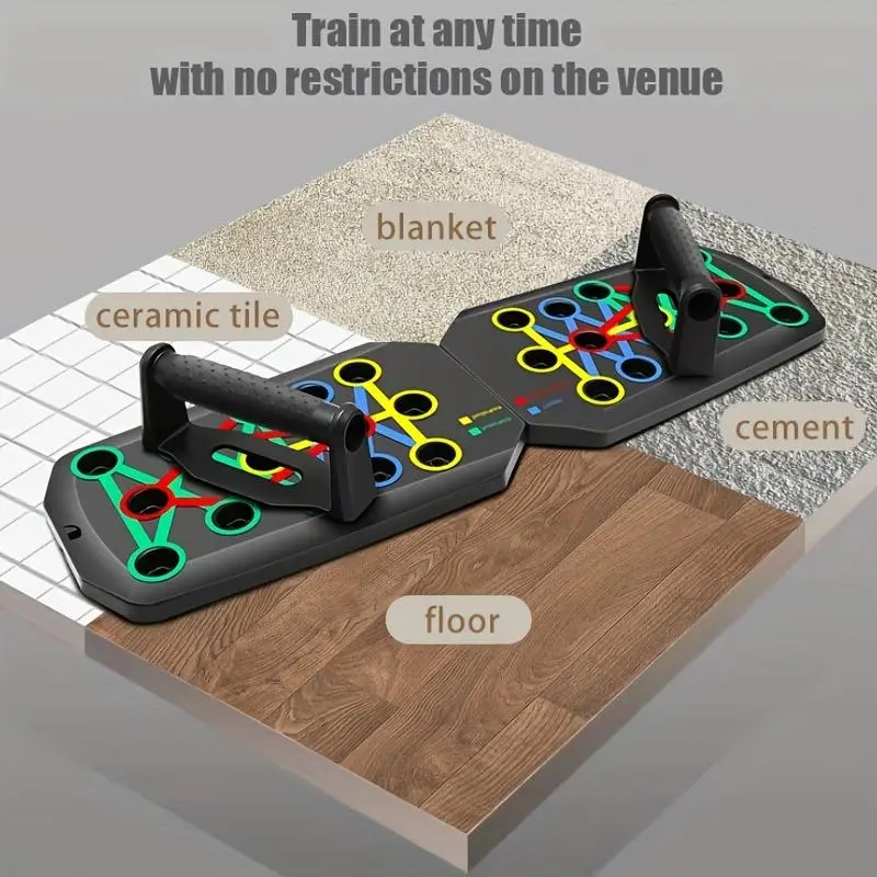 Foldable Push Up Board, Sports Equipment Fitness Accessories Push Up Stand for Home Workout, Push Up Equipment