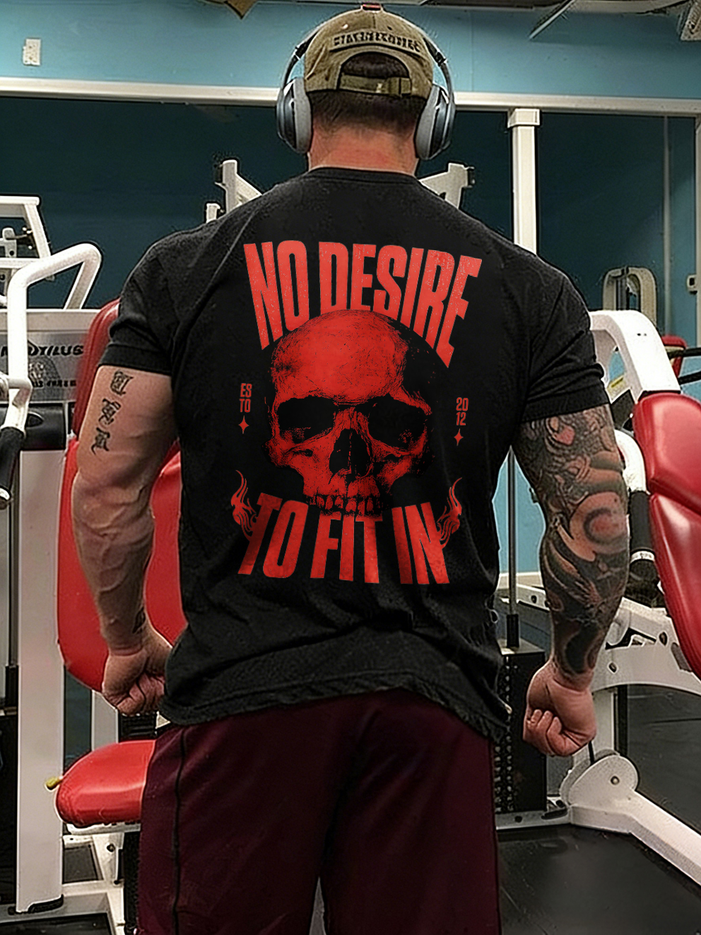 No Desire To Fit In Printed Men's T-shirt