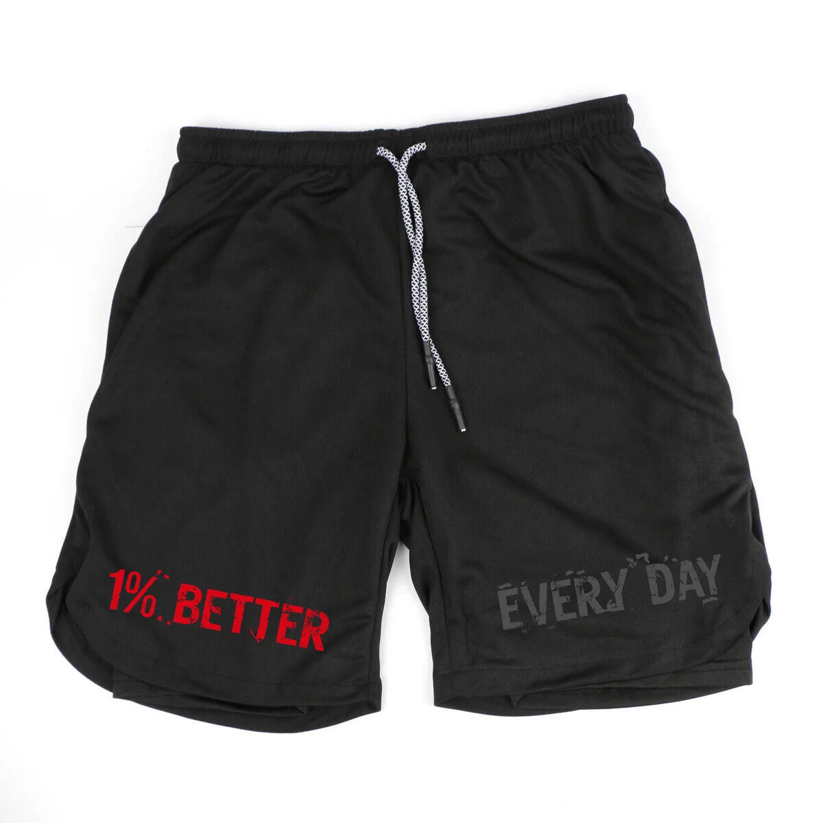 1% Better Every Day Print Men's Performance Shorts