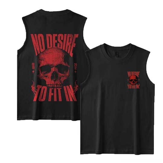 No Desire To Fit In Printed Men's Vest