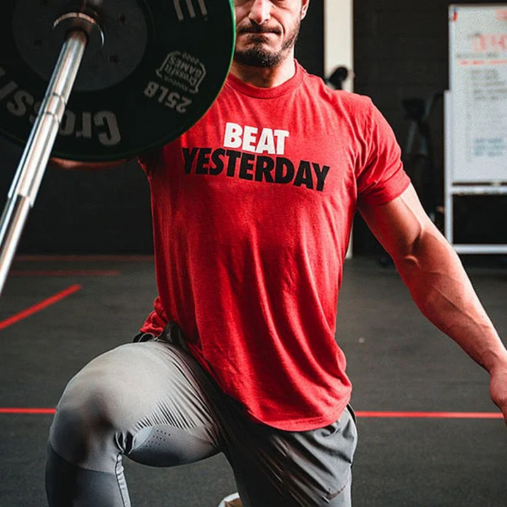 Beat Yesterday Printed Men's T-shirt