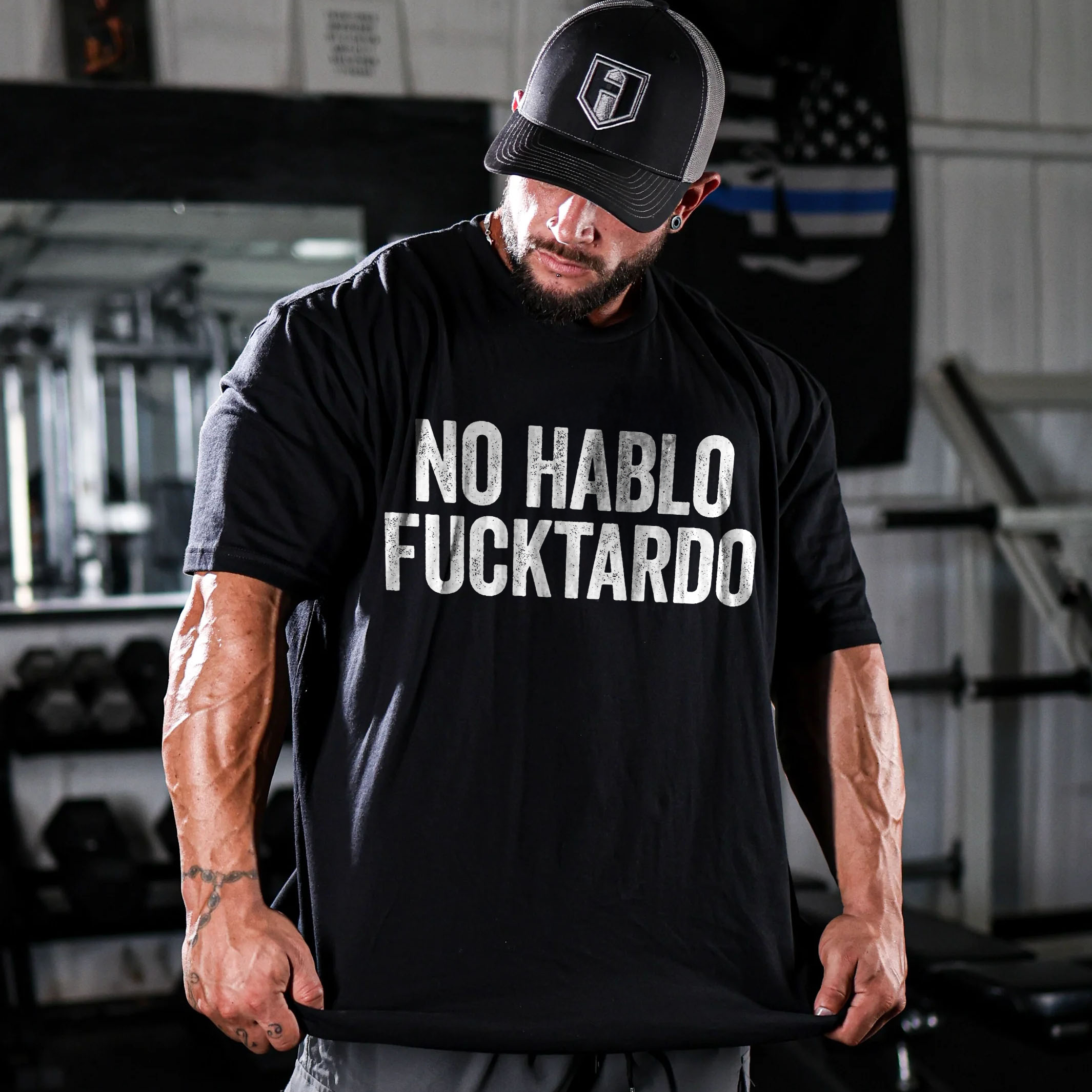 No Hablo F*ck Tardo Printed Men's T-shirt