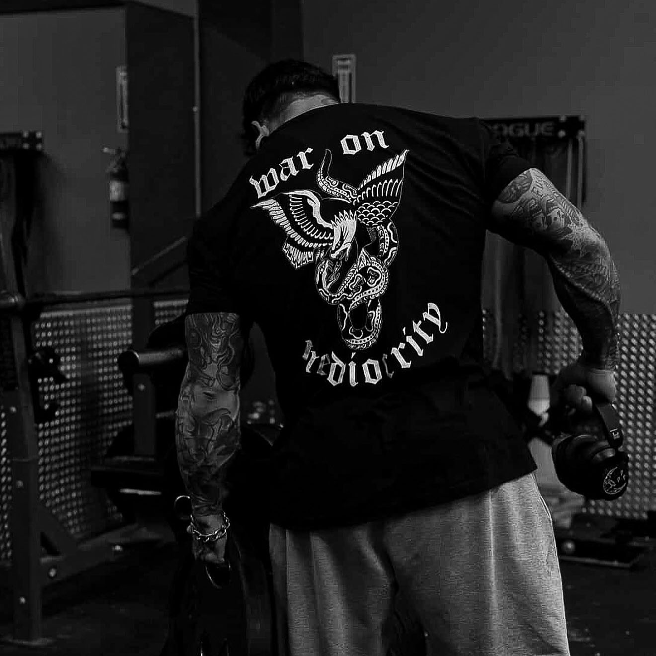 War On Mediocrity Printed Men's T-shirt