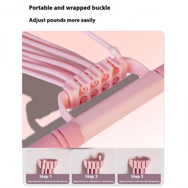 4atest pedal resistance device, detachable and adjustable pedal resistance device Multifunction Pedal Resistance Band, Elastic Pull Rope Fitness, Fu