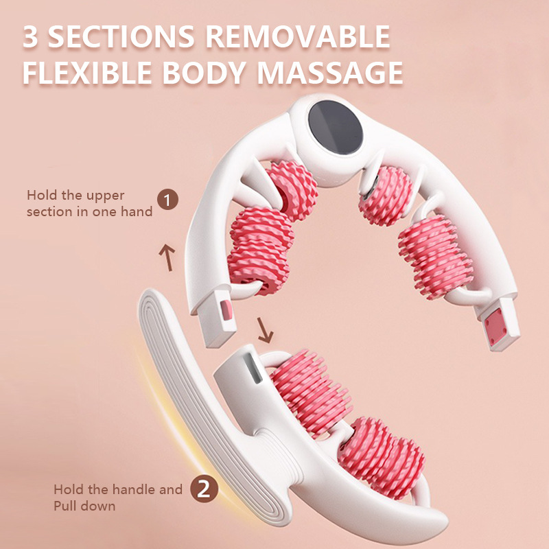 Soulyis Cellulite Manual Push-Pull Roller - Deep Tissue Pain Relief, Body Sculpting, Anti-Inflammation and Fast Recovery