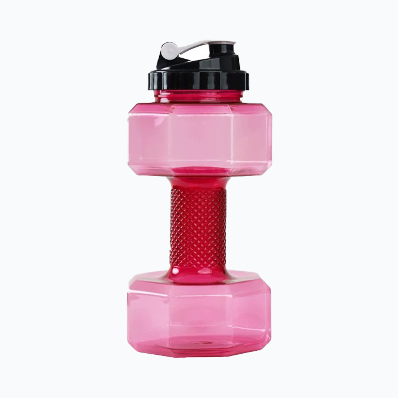 Dumbbell-shaped water bottles, 2.2L75oz, water bottles for gym workouts, large capacity PETG, sports, fitness, exercise, gym
