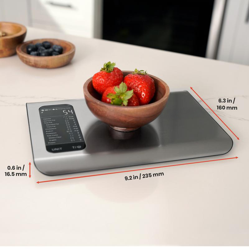 Al Smart Food Scale 19Holiday HaulNutrient Facts Auto Scan  Digital Calorie Counterfor Meal Prep & Fitness Compact StainlessDesign TikTokShopHoliday