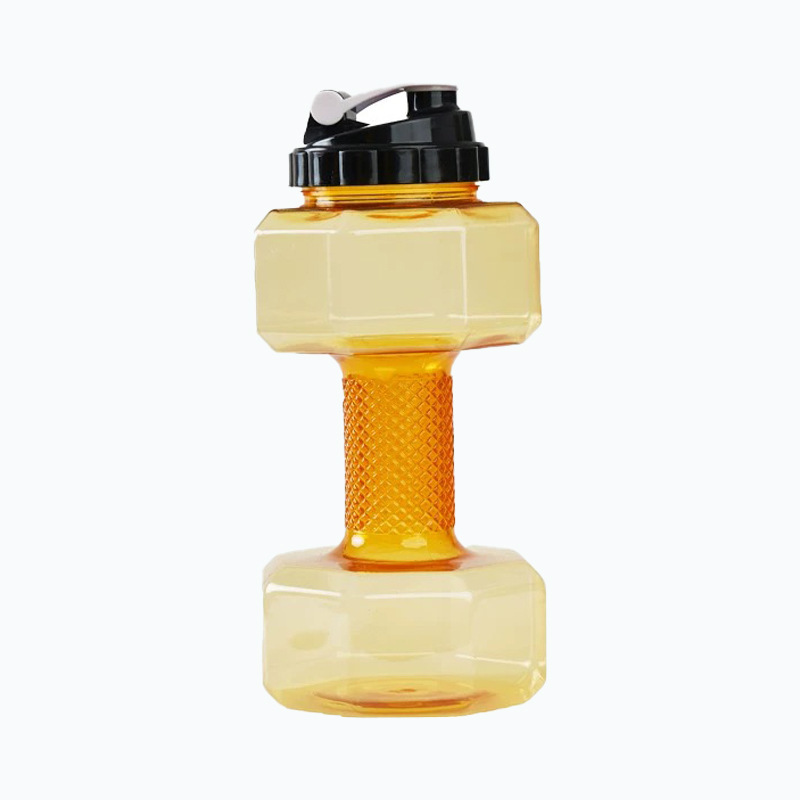 Dumbbell-shaped water bottles, 2.2L75oz, water bottles for gym workouts, large capacity PETG, sports, fitness, exercise, gym