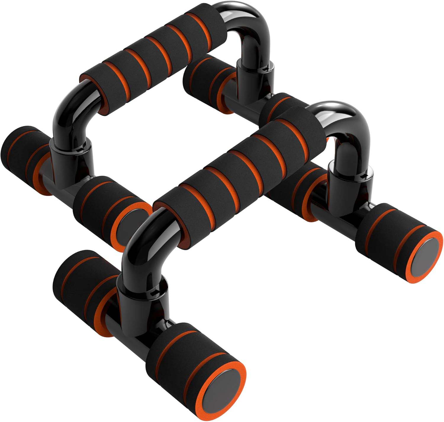 Push-Up Handles with Padded Foam Grip and Durable Non-Slip Frame