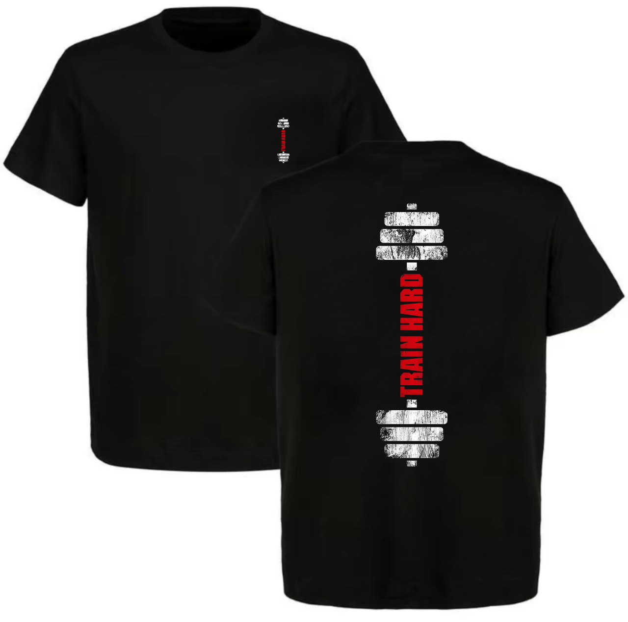 Train Hard Printed Men's T-shirt