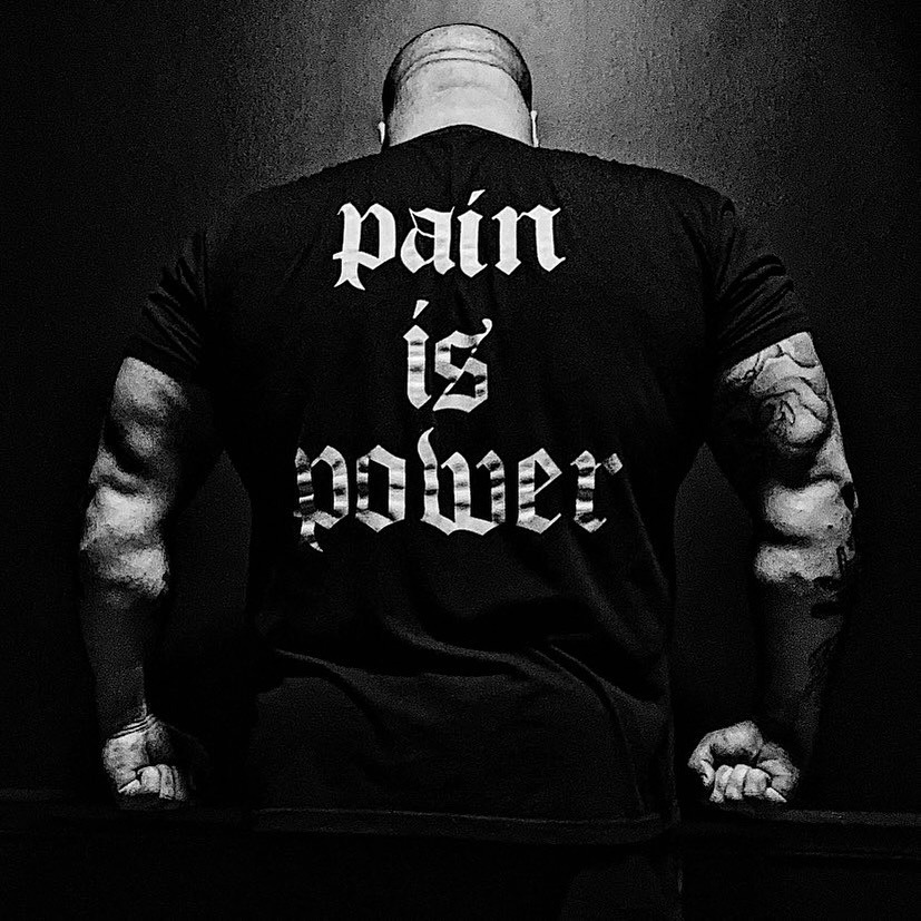 Pain Is Power Printed Men's T-shirt