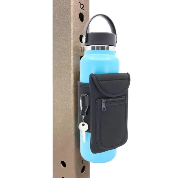 Bottle Phone Pouch｜Magnetic Hands-Free · Fits 12-40oz Sports Bottles · Non-Slip Silicone