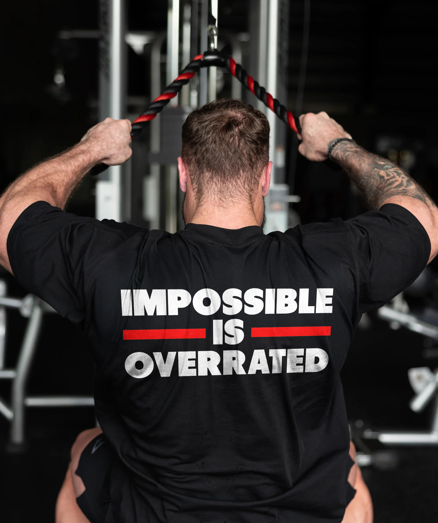Impossible Is Overrated Printed Men's T-shirt