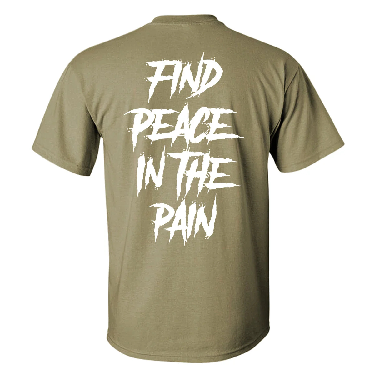 Find Peace In The Pain Printed Men's T-shirt