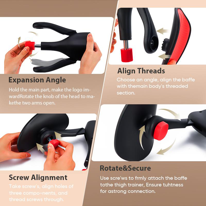 Kegel Exercise Equipment, Pelvic Floor Trainer, Leg Exercise Equipment, Home Fitness Equipment, Suitable for Men and Women, Gift for Him & H