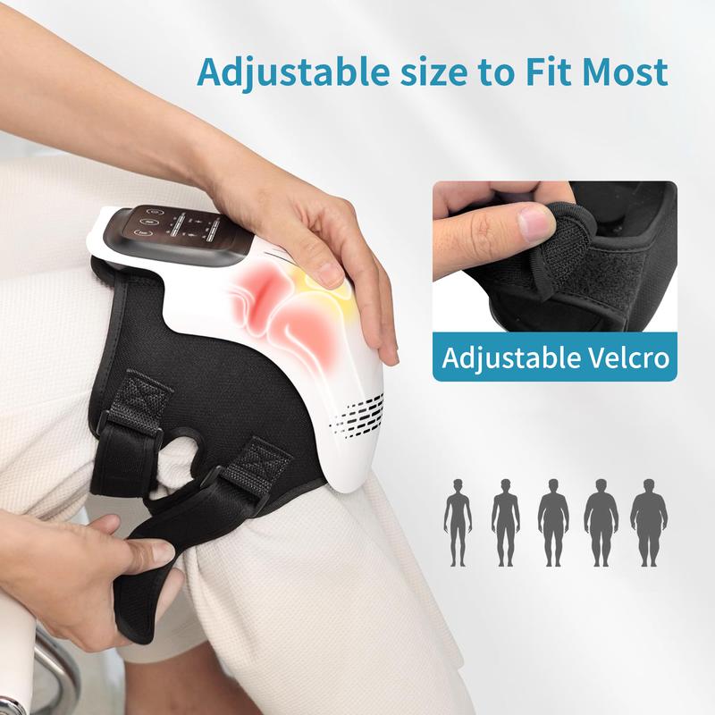 Knee Massager,Cordless Knee Massager and Vibration,Adjustable Temperature Knee Massager