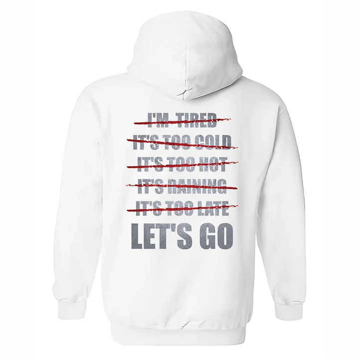 Let’s Go Printed Men's Hoodie