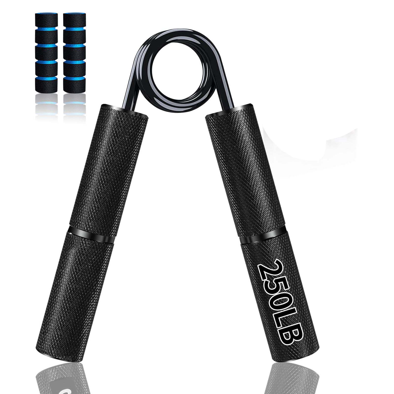 Grip Strength Trainer Set, 50-300LB(6 Pack), Wrist Forearm Strengthener, Metal No Slip, Hand Grip Gripper Strengthener for Strength Training and Exe