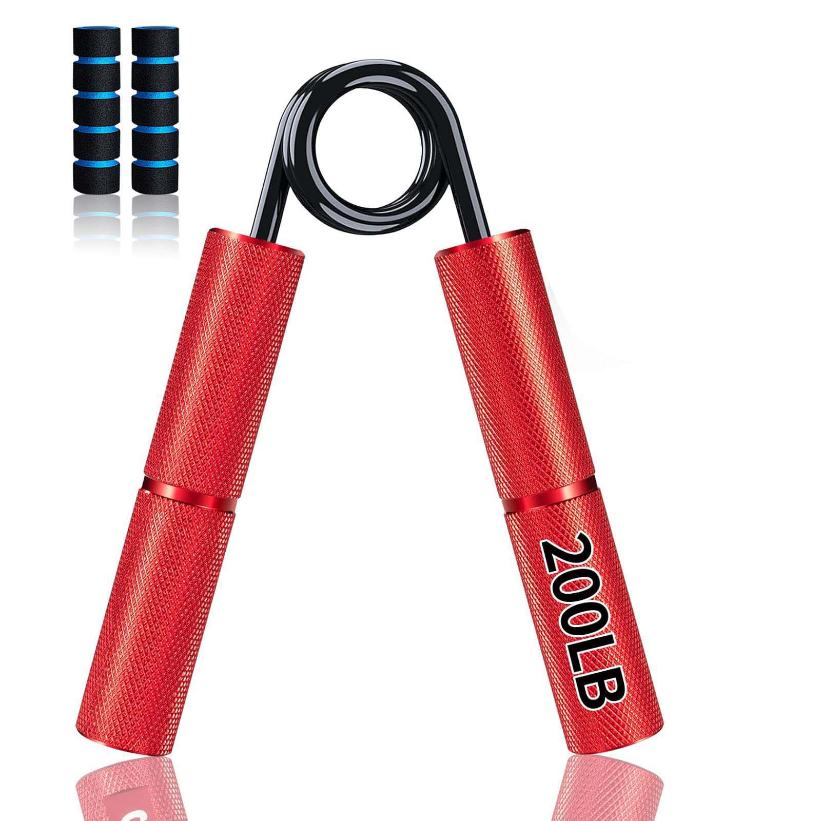 Grip Strength Trainer Set, 50-300LB(6 Pack), Wrist Forearm Strengthener, Metal No Slip, Hand Grip Gripper Strengthener for Strength Training and Exe