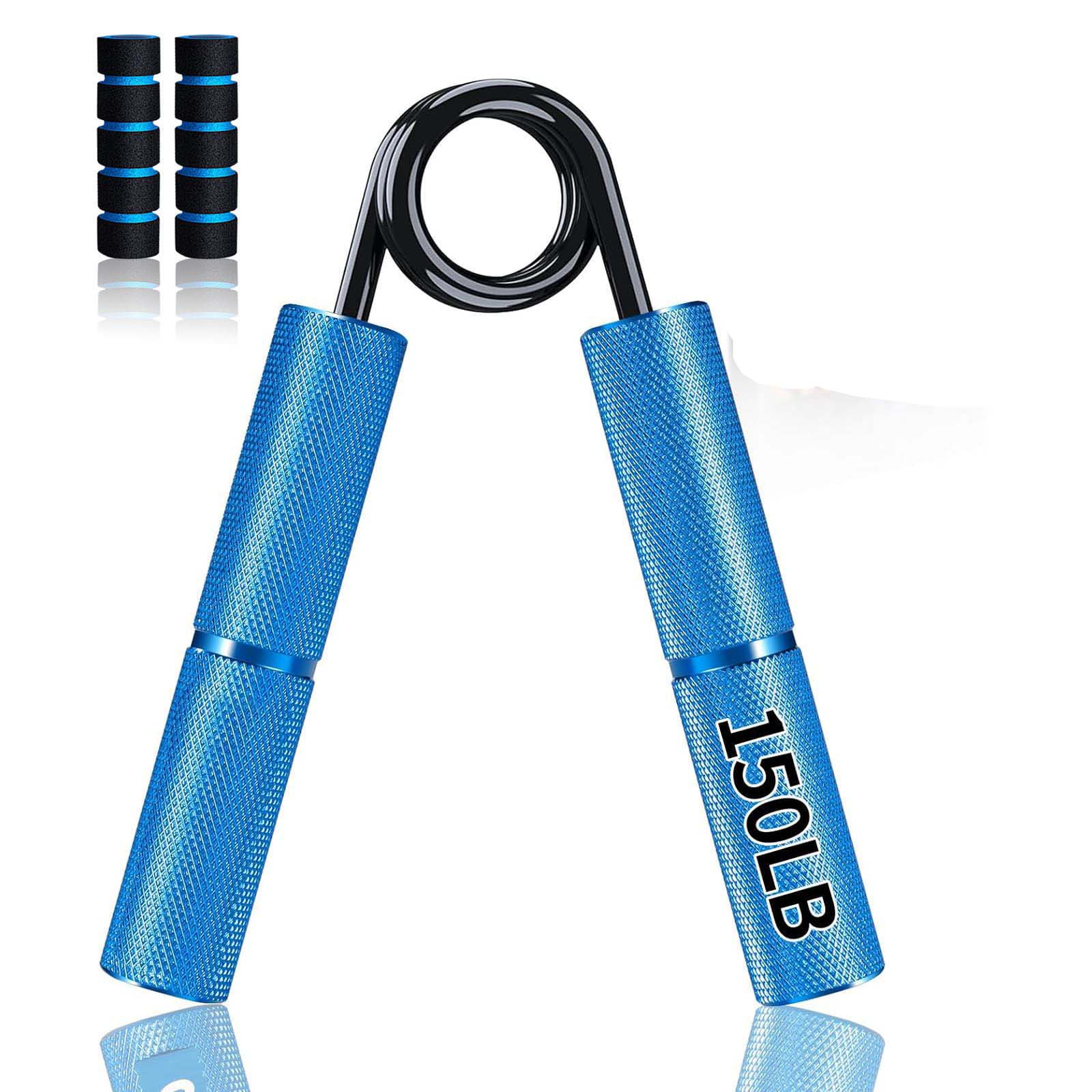 Grip Strength Trainer Set, 50-300LB(6 Pack), Wrist Forearm Strengthener, Metal No Slip, Hand Grip Gripper Strengthener for Strength Training and Exe