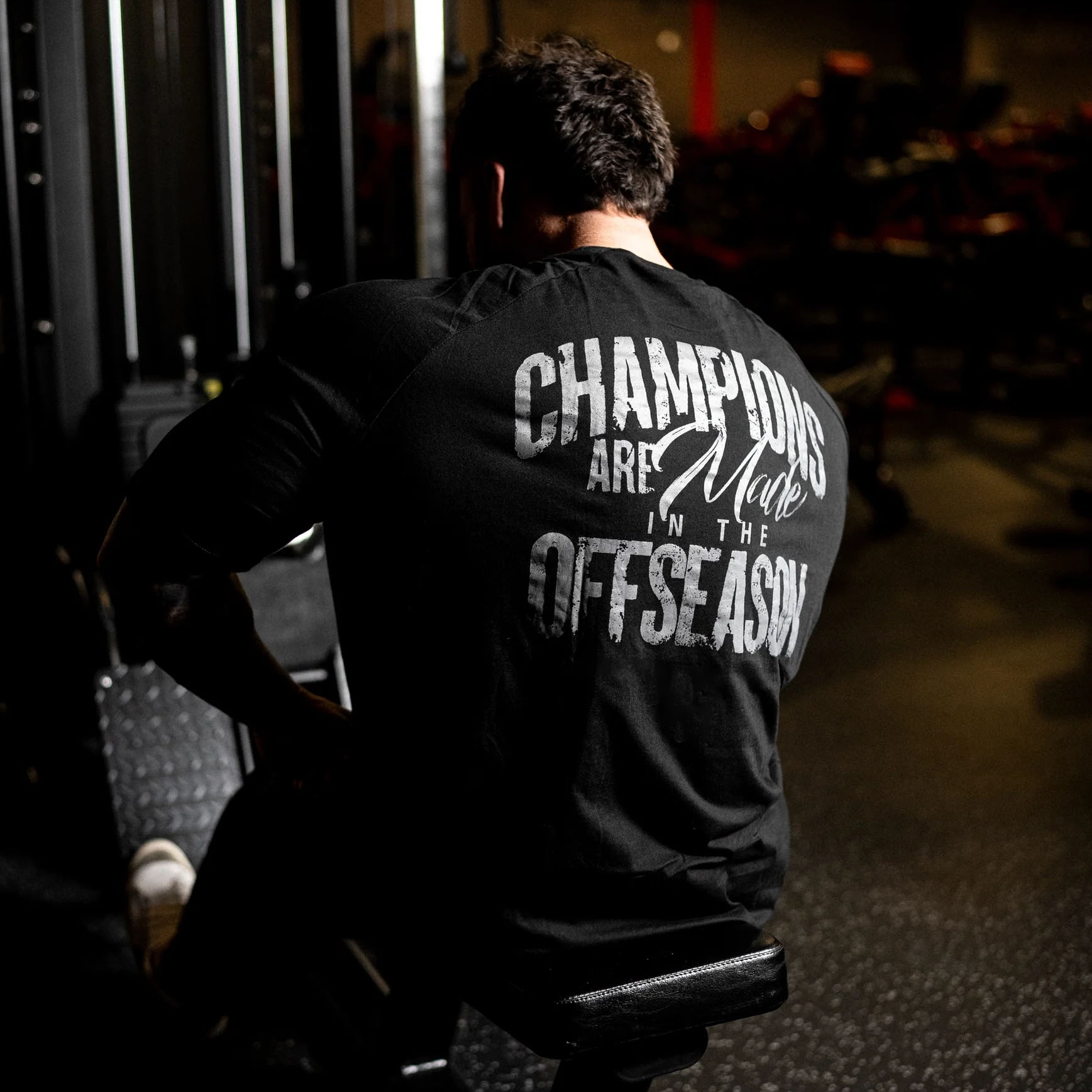 Champions Are Made In The Offseason Printed Men's T-shirt