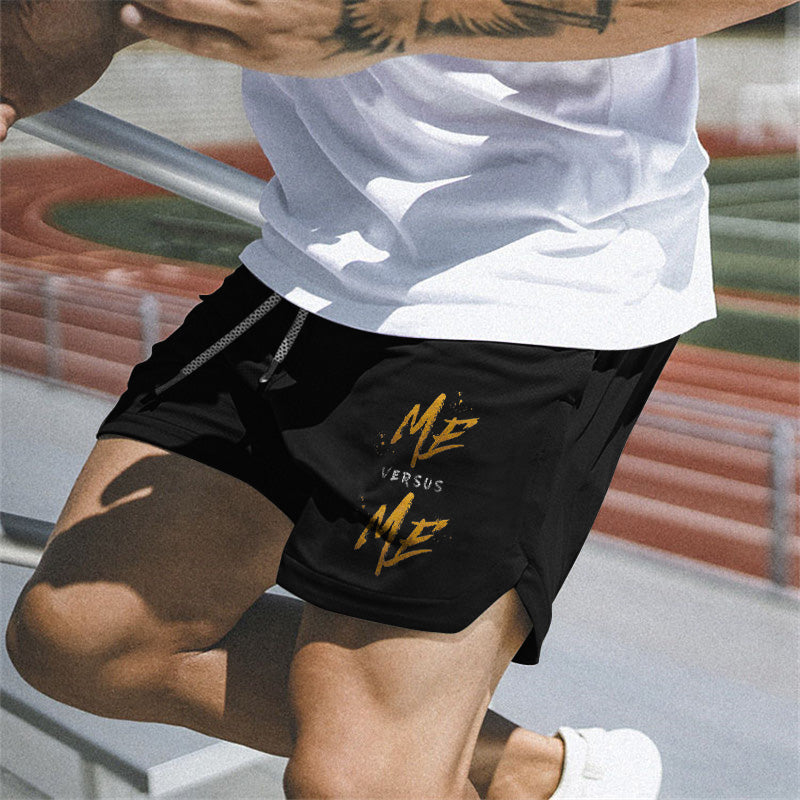 Me Versus Me Print Men's Performance Shorts