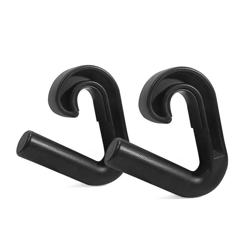 Neutral grip for resistance training Portable ergonomic hooks suitable for barbell rows, deadlifts, and high-strength resistance bands.