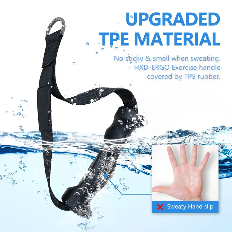 Pull-Up Bar Handle Set With Resistance Bands, Fitness Equipment Accessories, Handles