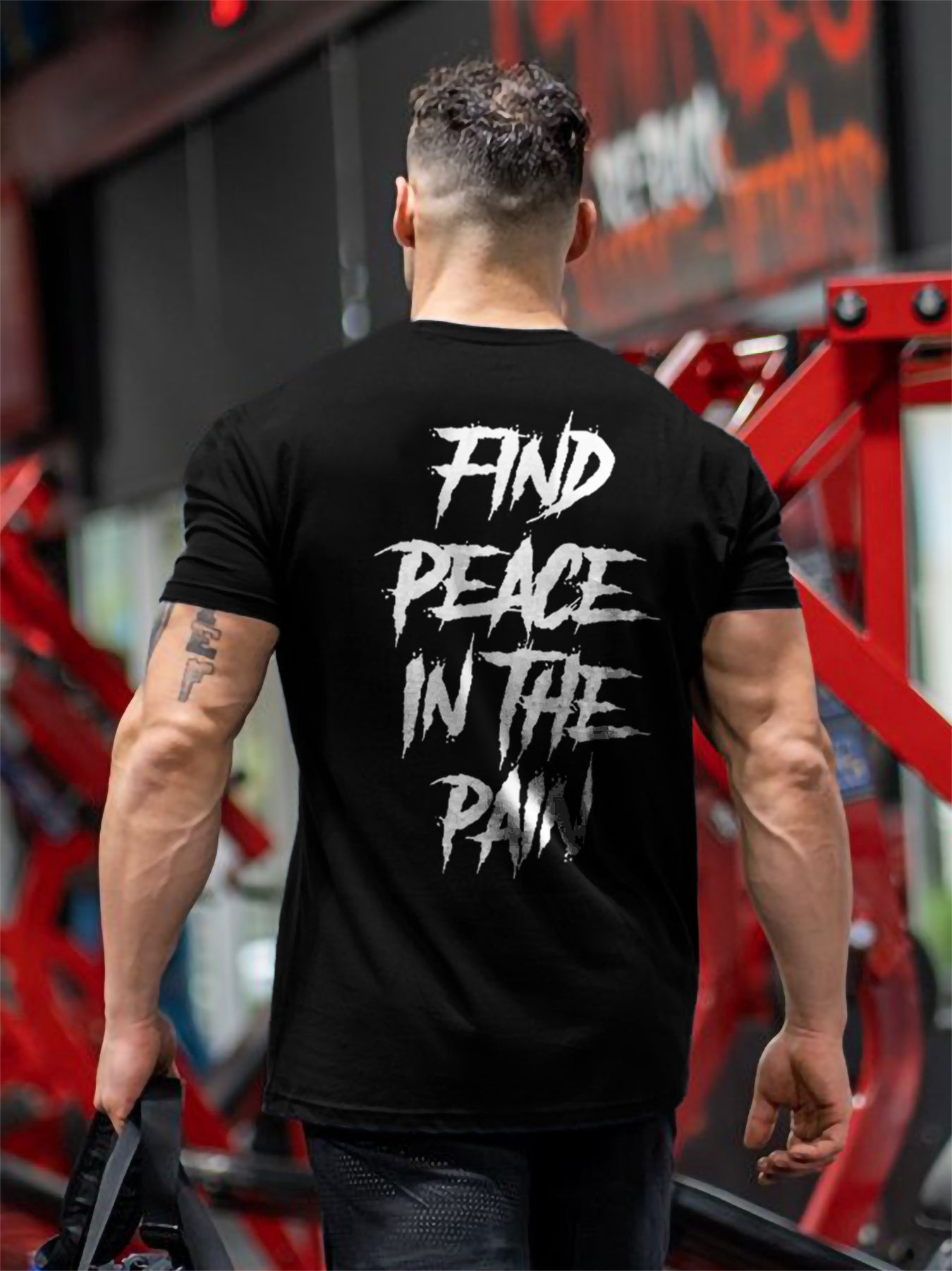 Find Peace In The Pain Printed Men's T-shirt