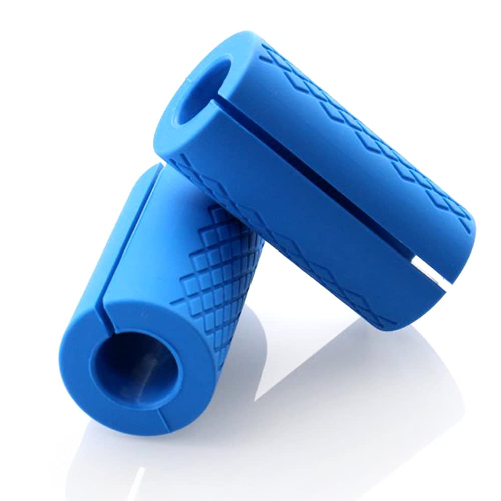 Grip - Mancuerna gruesa para levantamiento de pesas, mango de fitness, almohadilla protectora antideslizante de silicona