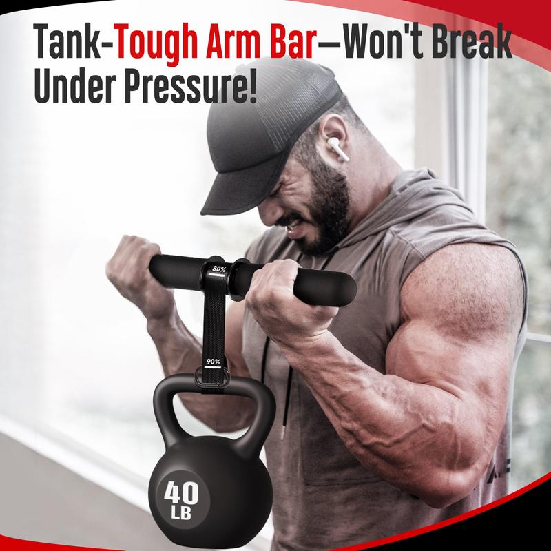 Forearm trainer, forearm strength, pull bar, arm strength trainer, grip and wrist strength training, home fitness equipment