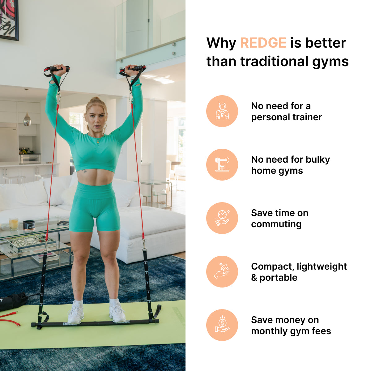 Peach Perfect  Portable Gym Machine