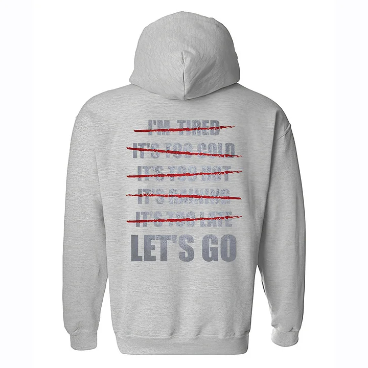 Let’s Go Printed Men's Hoodie