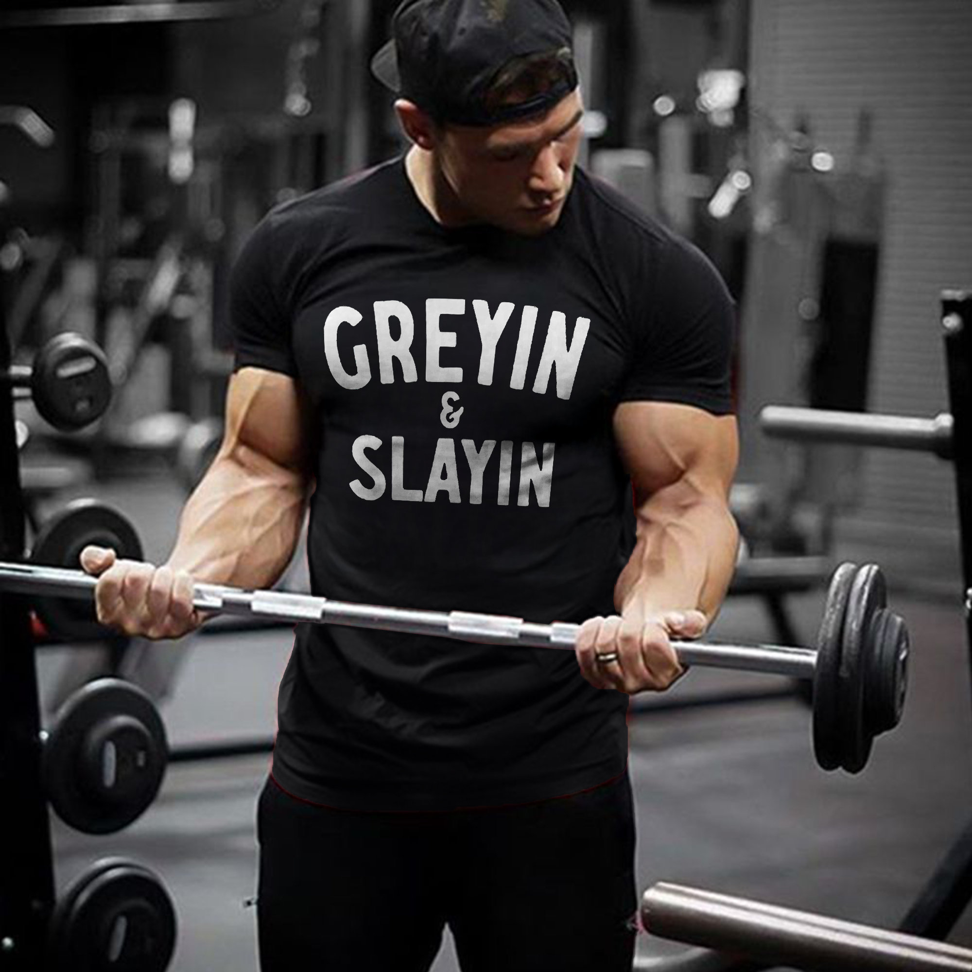 Greyin & Slayin Printed Men's T-shirt