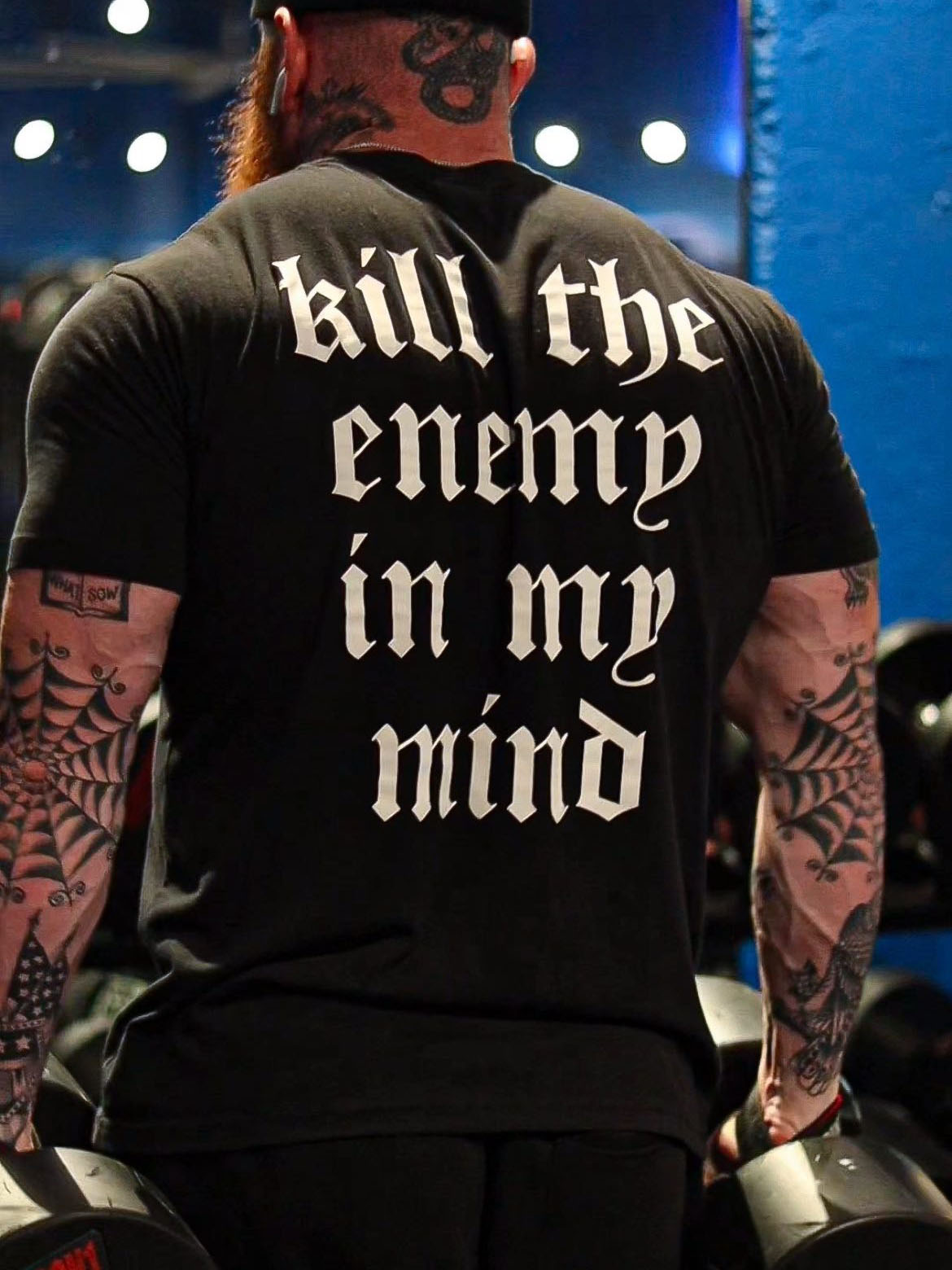 Kill The Enemy In My Mind Printed Men's T-shirt