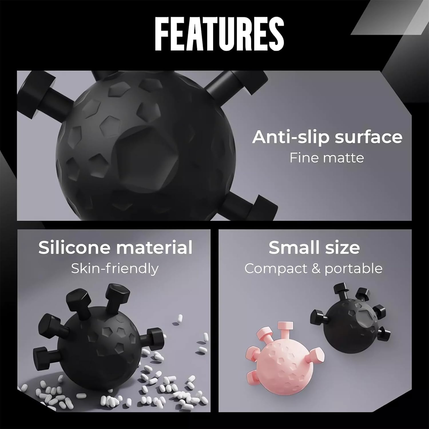 Arm Builder Forearm and Finger Grip Strengthening Ball, Exercise Balls for Wrist, Guitar and Finger Strengthening, Strength Trainer, Hand Squeezer