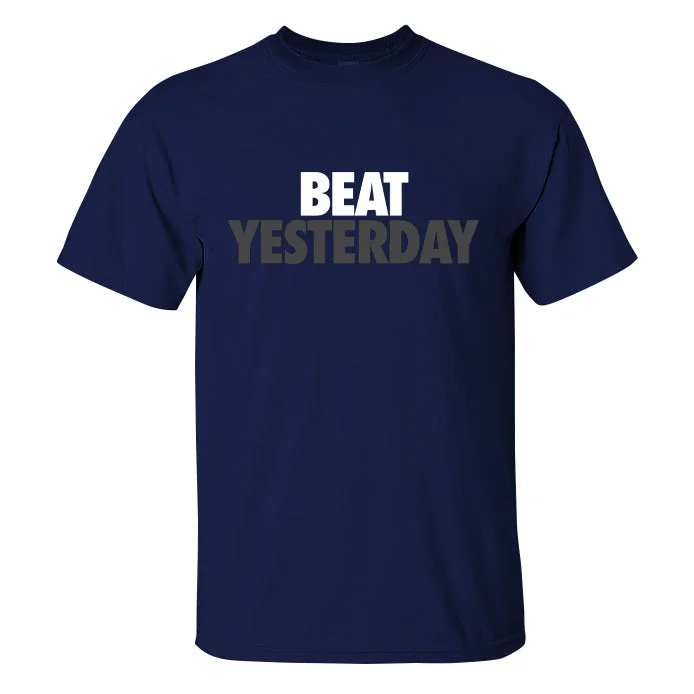 Beat Yesterday Printed Men's T-shirt